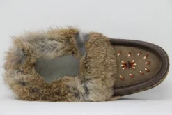 Moccasins Beaded Fur Collar