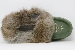 Moccasins Beaded Fur Collar