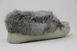Moccasins Beaded Fur Collar