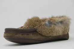 Moccasins Beaded Fur Collar