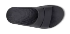 OOFOS Men's OOahh Black Slide Sandal
