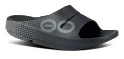 OOFOS OOAhh Women's Sport Slide Matrix Black