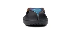 OOFOS Women's OOLALA LUXE thong sandal - Midnight Spectre
