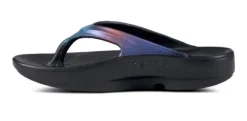 OOFOS Women's OOLALA LUXE thong sandal - Midnight Spectre