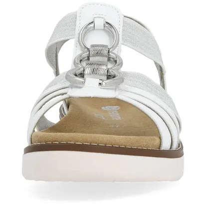 Remonte D2073-80 White Women's Elastic Sandal