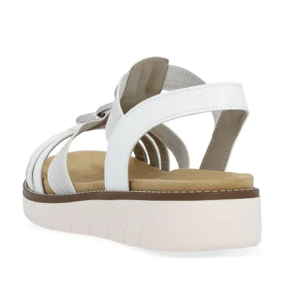Remonte D2073-80 White Women's Elastic Sandal