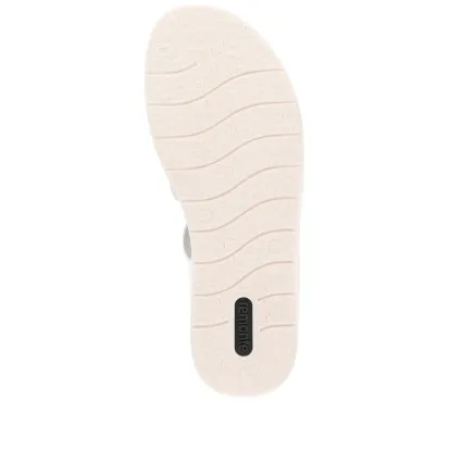 Remonte D2073-80 White Women's Elastic Sandal