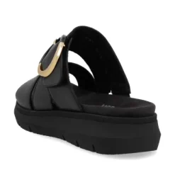 Remonte D2K52-00 Women's Black Slide Sandal
