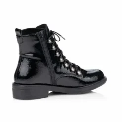 Remonte R4974-01 Stylish Patent Look Ankle Boot
