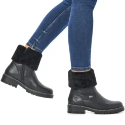 Remonte Womens Lambswool Warm Lined Winter boot