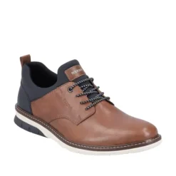 Rieker 14454 Men's Brown Easy Slip-on Oxford