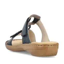 Rieker 60842-14 Navy Women's Slide Sandal
