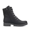 Rieker 78520-00 Women's Lined Lace Up Ankle Boot