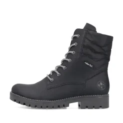 Rieker 78520-00 Women's Lined Lace Up Ankle Boot
