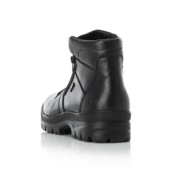Rieker F5463-00 Men's Double Zip Flip Grip Boot