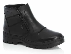 Rieker F5463-00 Men's Double Zip Flip Grip Boot
