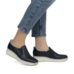 Rieker Lugano Pazifik Ready2Go Slip-on Shoe
