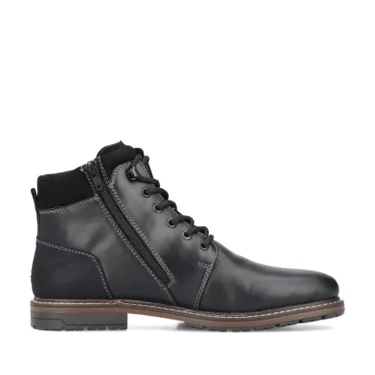 Rieker Men's Lace-Up Leather Boots