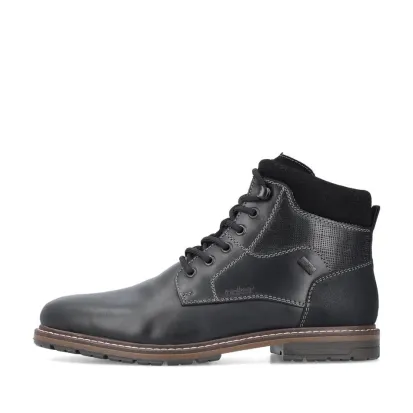 Rieker Men's Lace-Up Leather Boots