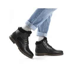 Rieker Men's Lace-Up Leather Boots