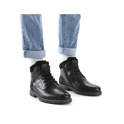 Rieker Men's Lace-Up Leather Boots