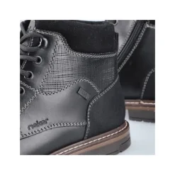 Rieker Men's Lace-Up Leather Boots