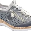 Rieker N42P6-14 Casual Women's Lace-Up