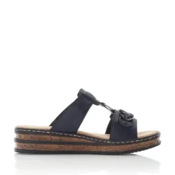 Rieker Women's 62936-14 GURGAON/WILDBUK Slide Sandal