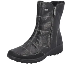 Rieker Z7055-00 Women's Double Zip Winter Boot