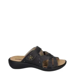 Romika Ibiza 99 Black Women's Slide Sandal