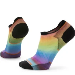 Smartwool Run Zero Cushion Pride Rainbow Print Sock  Canadian Footwear