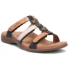 Taos Prize 4 Tan Multi Women's Slide Sandal