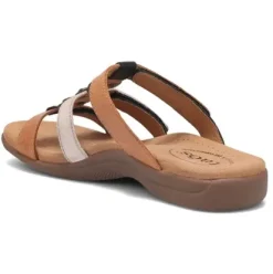 Taos Prize 4 Tan Multi Women's Slide Sandal