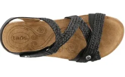 Taos Trulie Black Women's Back Strap Sandal