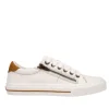 Taos Z-Soul White/Golden Tan Women's Sneaker