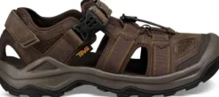 Teva Men's Omnium 2 Leather Closed Toe Hybrid shoe Turkish Coffee