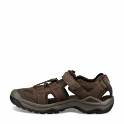 Teva Men's Omnium 2 Leather Closed Toe Hybrid shoe Turkish Coffee