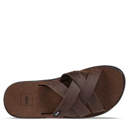 Teva Men's Voya Slide in Premium Leather