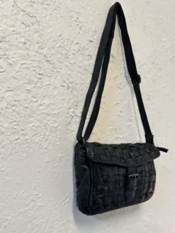 The Trend Leather Handbag Lala Black Woven