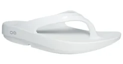 White OOFOS OOlala Sandal