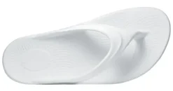 White OOFOS OOlala Sandal