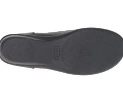 Women's Propet Diana Strap soft leather and stretchable suede loafer.
