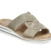 Women’s Rieker Gold Mules – Comfy Slip-On