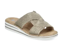 Women’s Rieker Gold Mules – Comfy Slip-On